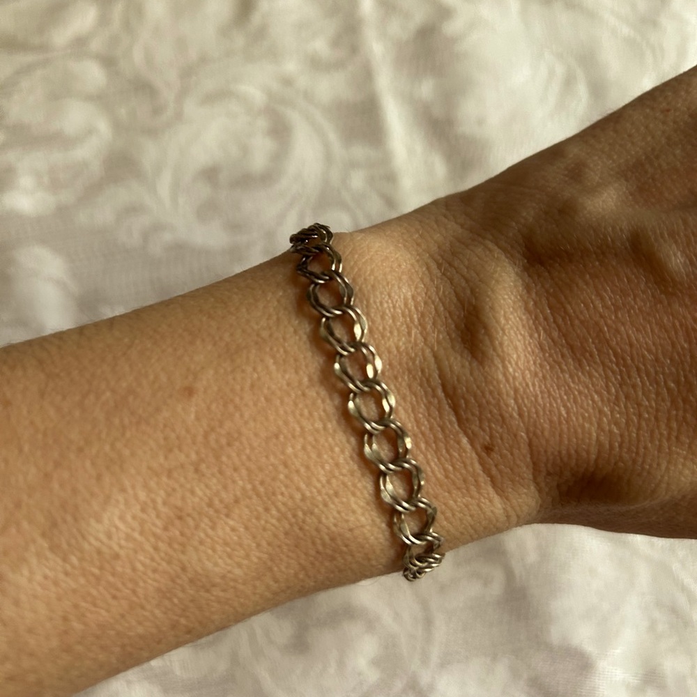 Vintage 90s Sterling Silver Bracelet